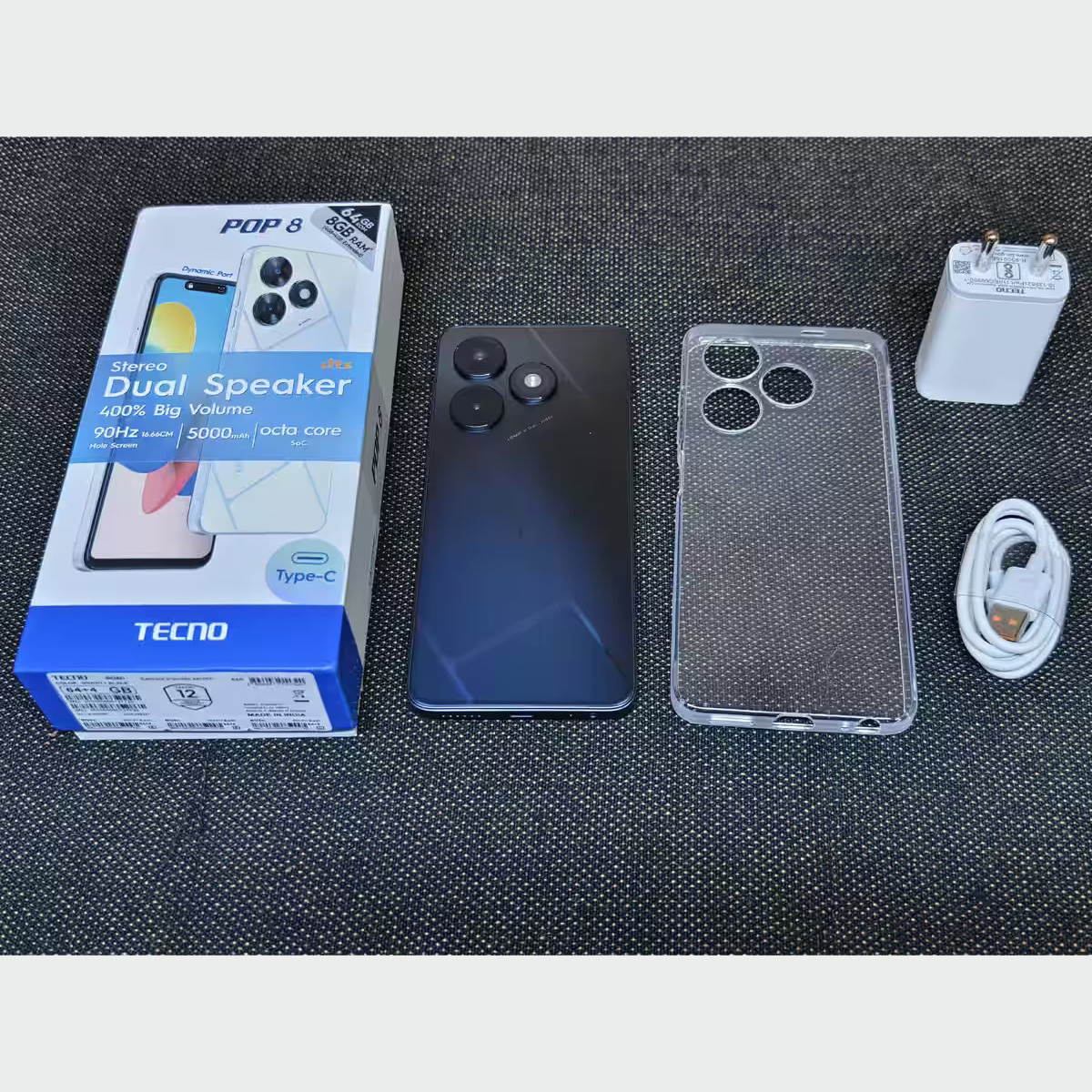 Tecno Pop 8 3GB 64GB - Sleek, Efficient, and Affordable