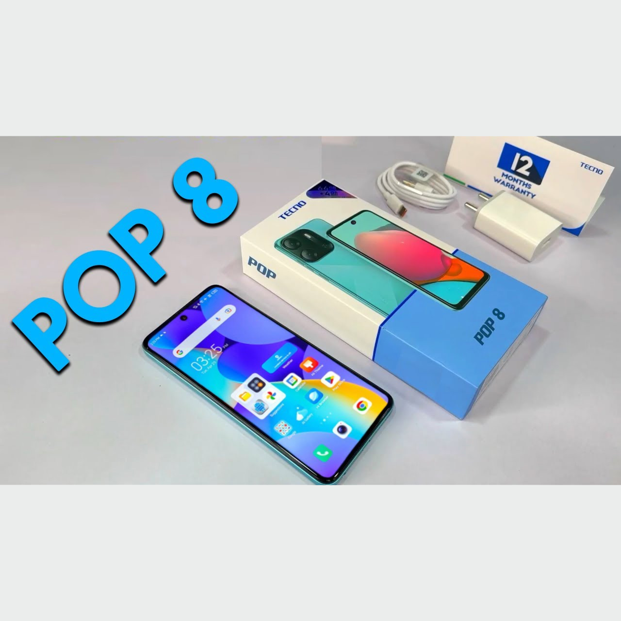Tecno Pop 8 3GB 64GB - Sleek, Efficient, and Affordable