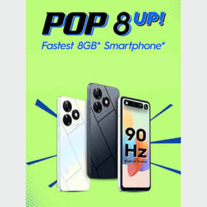 Tecno Pop 8 3GB 64GB - Sleek, Efficient, and Affordable