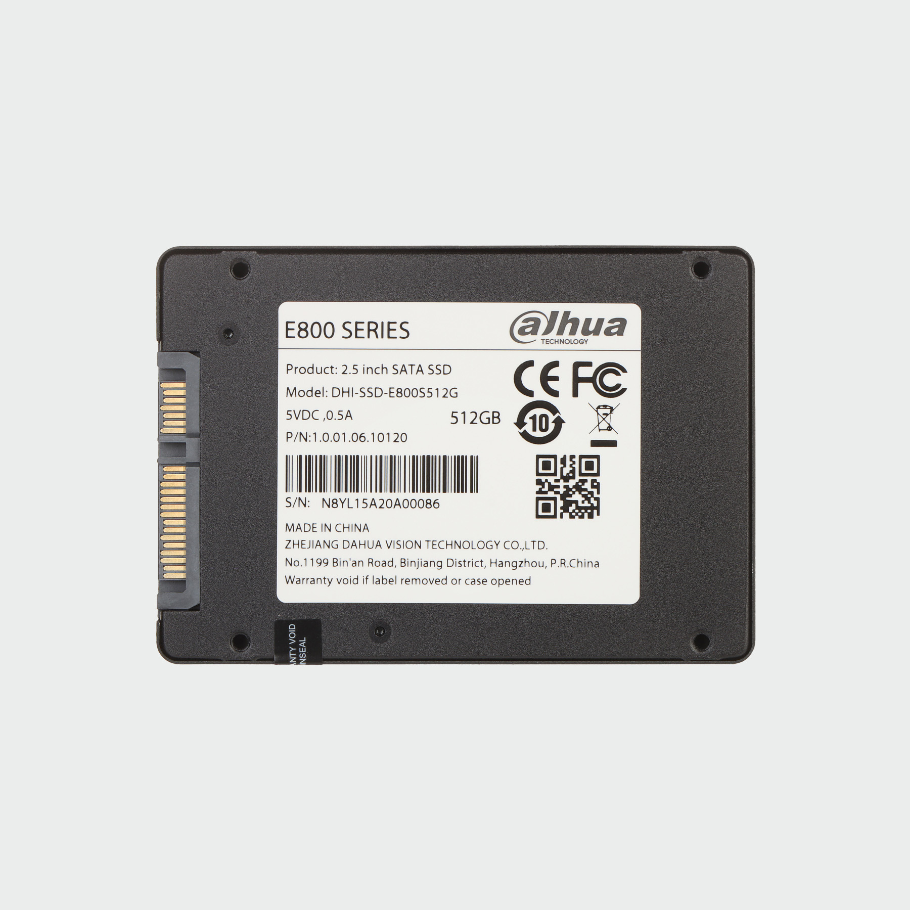 Dahua 2.5" 512GB SSD – Reliable Speed and Performance